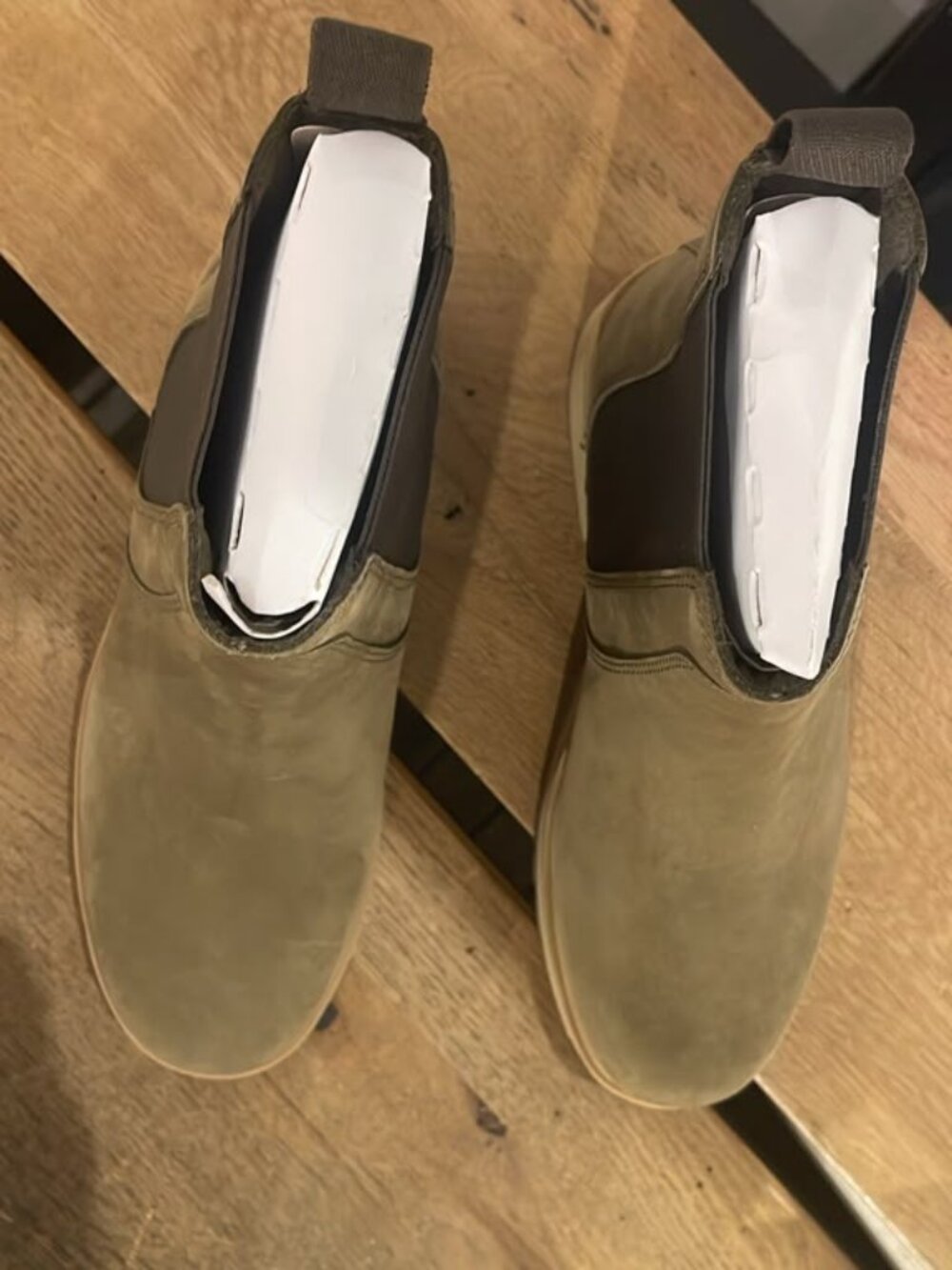 TIMBERLAND WOMEN'S CARNABY ROW MID CHELSEA BOOT OLIVE A2KC7-EO8 ALL SIZES - Picture 9 of 11